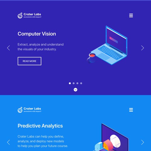 Crater Labs Web Design