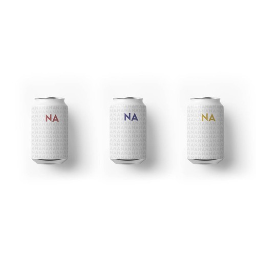 minimal beer can design