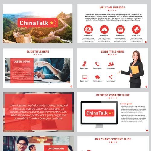 Powerpoint Template for Tech Company