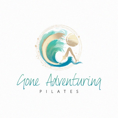 An elegant and artistic logo design for Gone Adventuring.