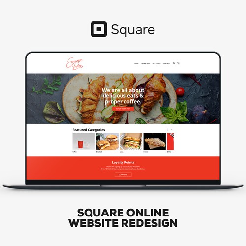 Square Online Website Redesign For Espresso Bros.