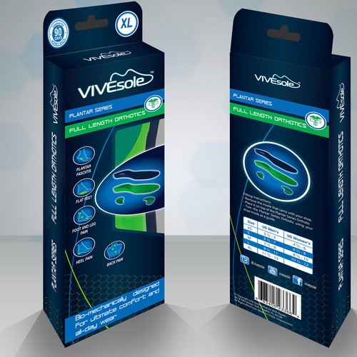 VIVEsole Insole Packing
