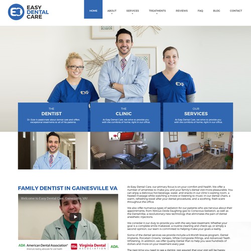Modern and Professional design for dentist