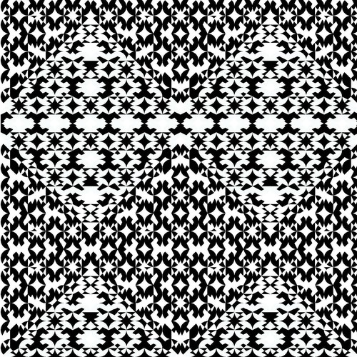 Pattern with an optical illusion