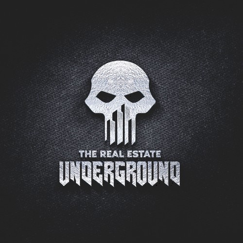 Logo for a real estate podcast