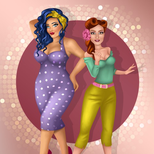 Pin-up girls design