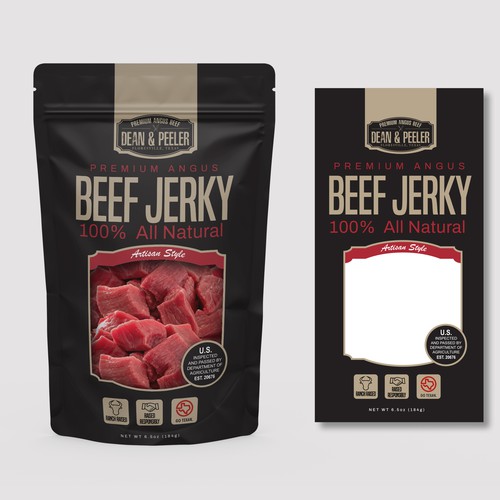 Beef Jerky Bag design 