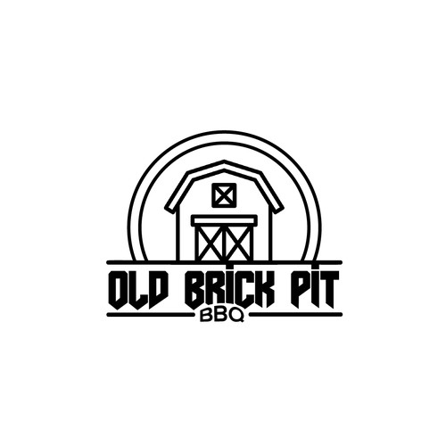 Bold Logo Concept for Old Brick Pit BBQ