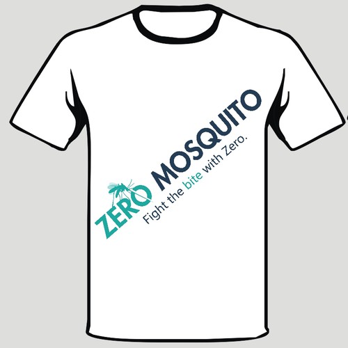 Attached logo make an amazing shirt! Zero Mosquito