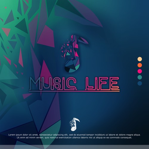 Music Life Logo Concept