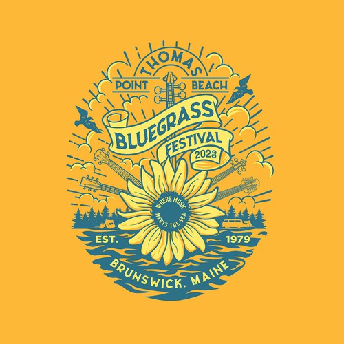 Bluegrass festival tshirt
