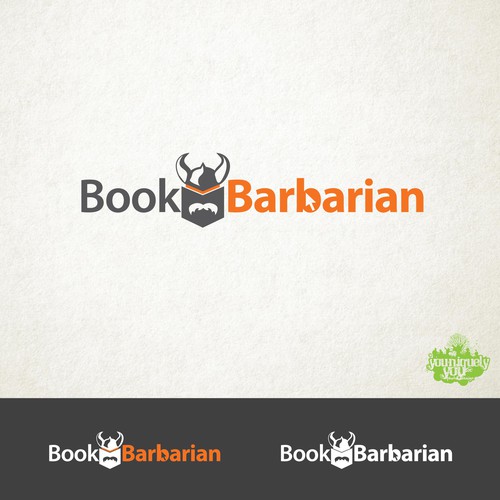 Book Barbarian Logo Concept