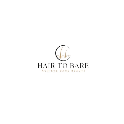 Logo for hair removal  salon