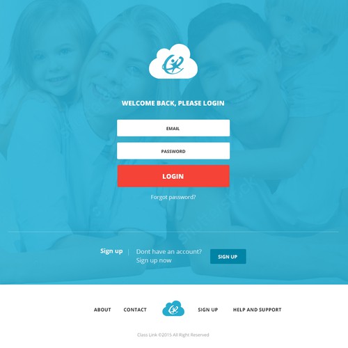 Login page design