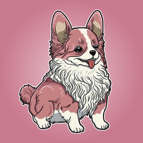 Cute Dog Sticker