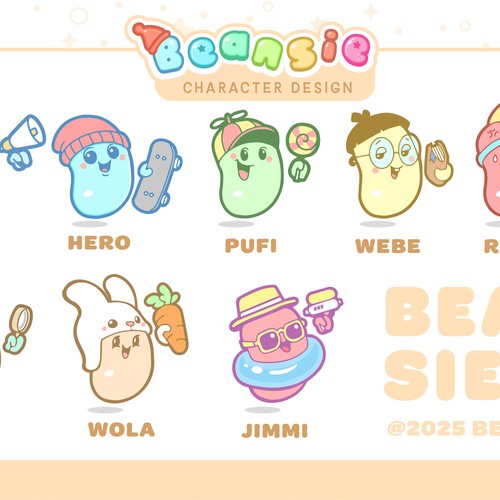 Beansie character design