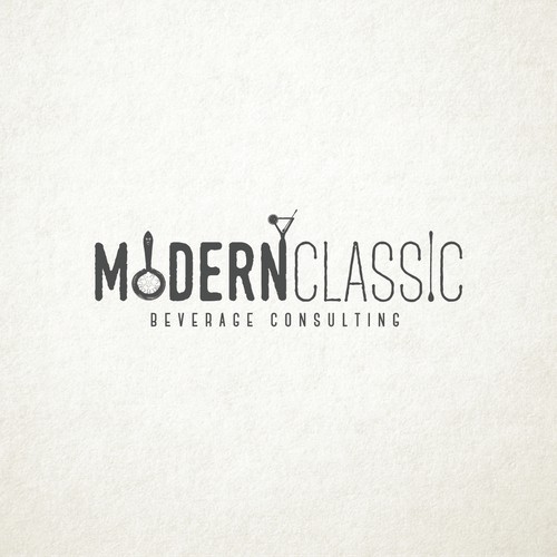Modern classic beverage logo (available)