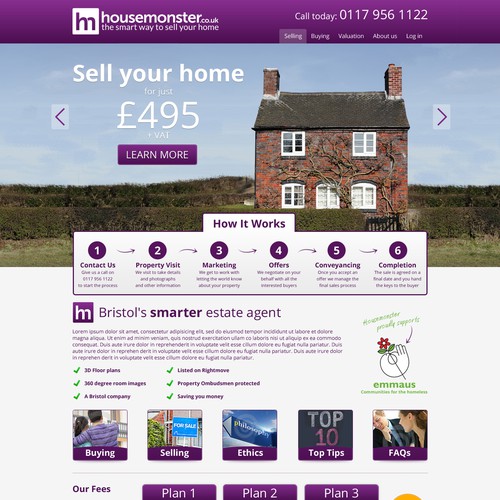 HOUSEMONSTER.co.uk needs YOU to design its brand new website!