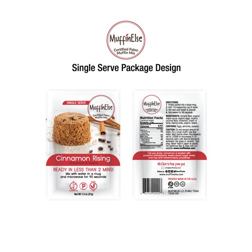 MuffinElse Single Serve Package Design