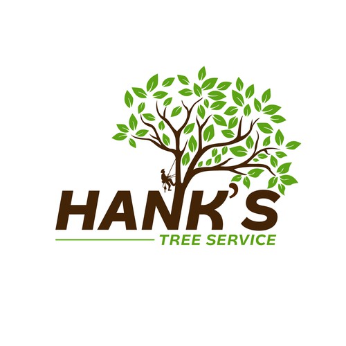 HANKS TREE SERVICE LOGO DESIGN