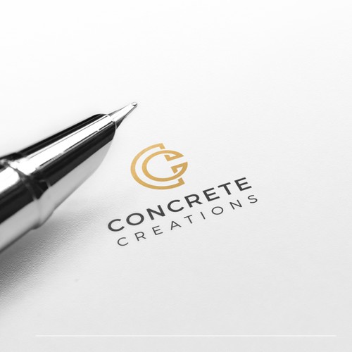 Logo concept "Concrete Creations"