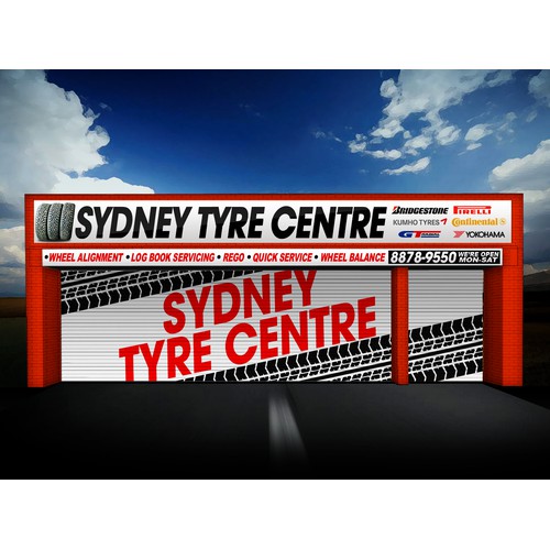 Signage for Sydney Tyre Centre