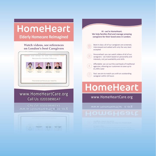 Flyer design for Homeheart