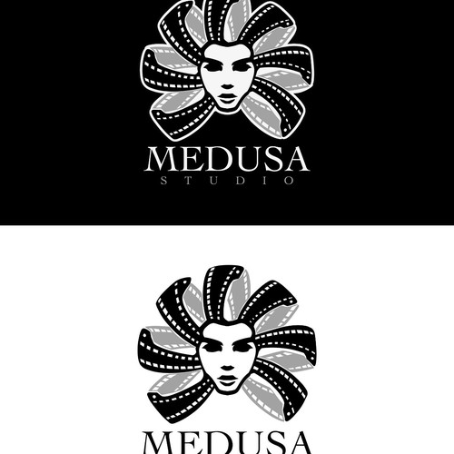 Medusa Studio Logo Design
