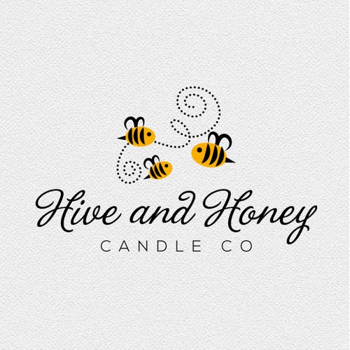 Logo concept for Hive and Honey Candle Co