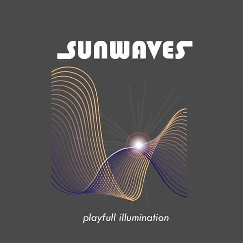 Logo for "sunwaves" company