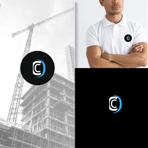 Logo concept for a construction services company