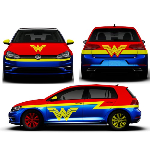 Wonder women car