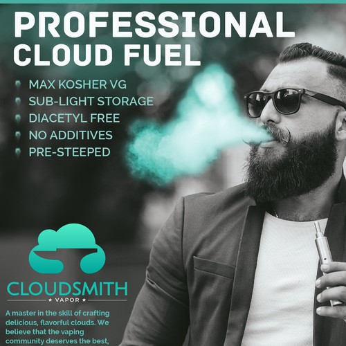 Bold Print Ad for CloudSmith