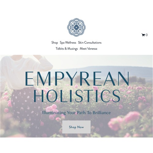 Empyrean Holistics Custom Website Design