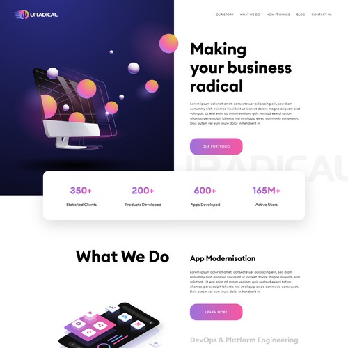 Tech Website Design