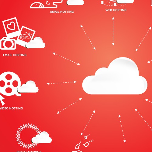 Vector Illustrations for Hosting and Cloud Services
