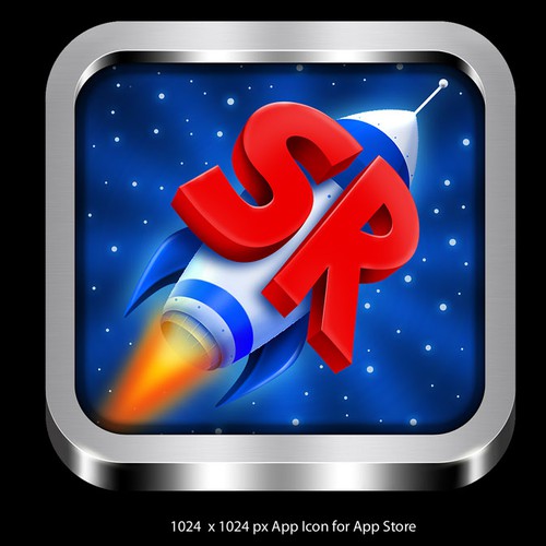 *Prize Guaranteed* iPhone app icon for my new game, SimpleRockets