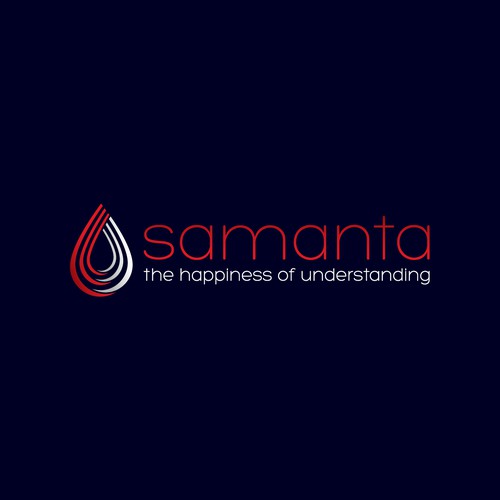 samanta - the happiness of understanding needs a new logo