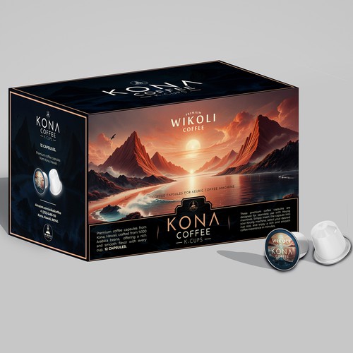 Coffee capsules box