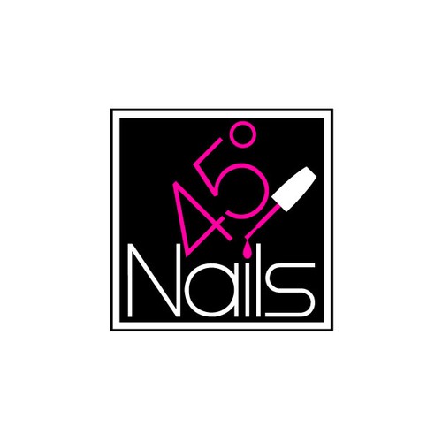 logo for 45° Nails