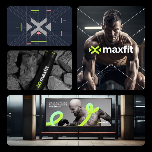 Maxfit - Fitness center logo 