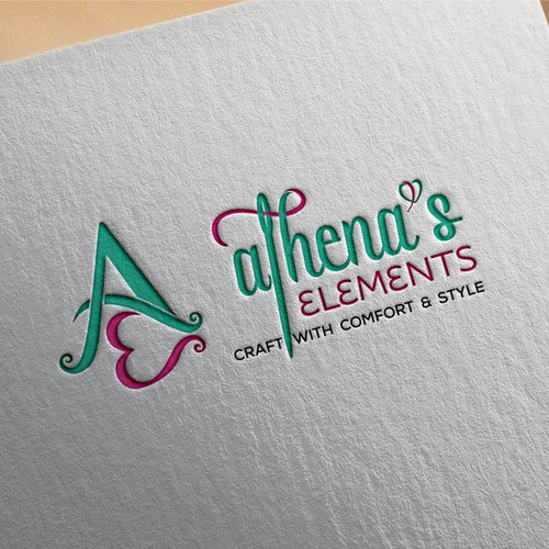 Design a logo for Athena's Elements that attracts crafters and DIYs.