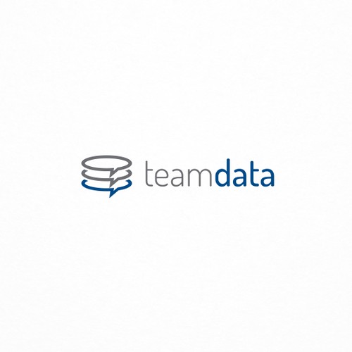 Tech logo for an app for team data management.