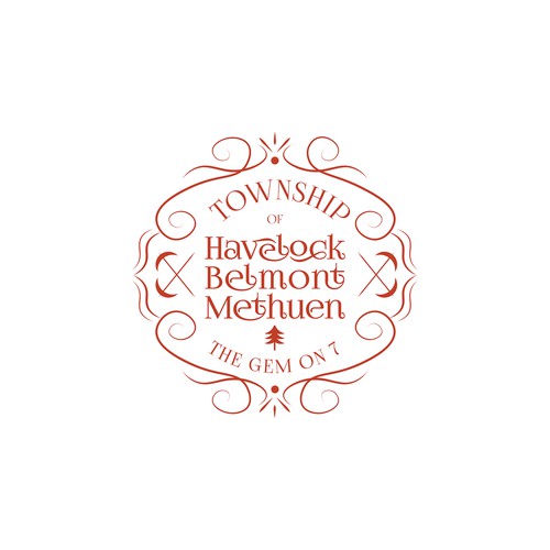 Vintage Logo Concept for a Township in Canada