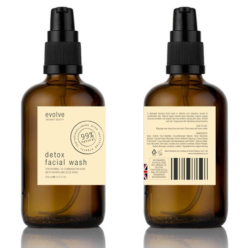 Label visualisation and design for a modern organic apothecary range