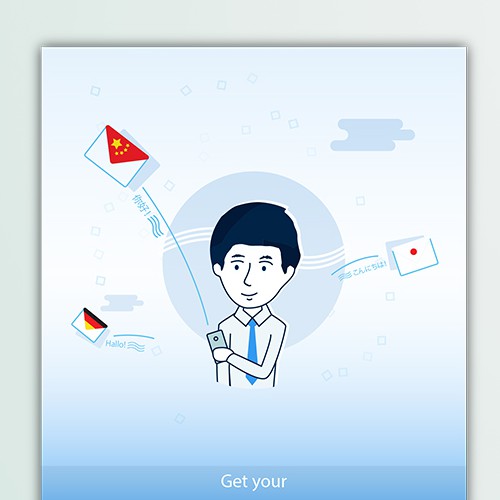 Simple Onboarding Illustration