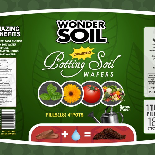 Create the next product label for THE IPATT GROUP INC. DBA WONDER SOIL