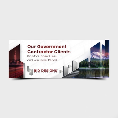 Facebook cover for bidding solutions company