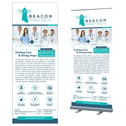 Standing Banner BEACON PC