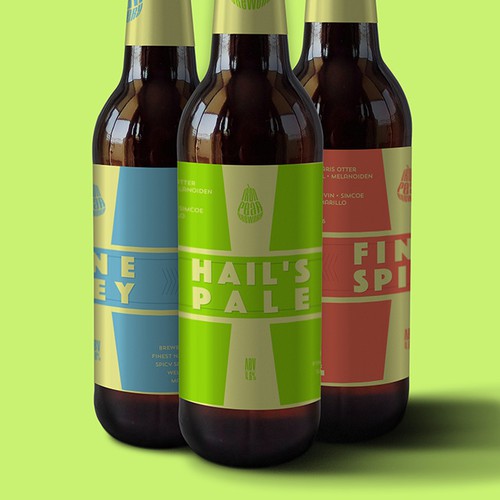 [GUARANTEED] Iron Pear Brewery - bold, precise labels for a UK nanobrewery